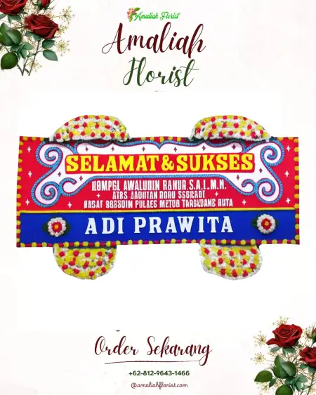 Papan Bunga Ucapan Selamat Tambangan Hulu